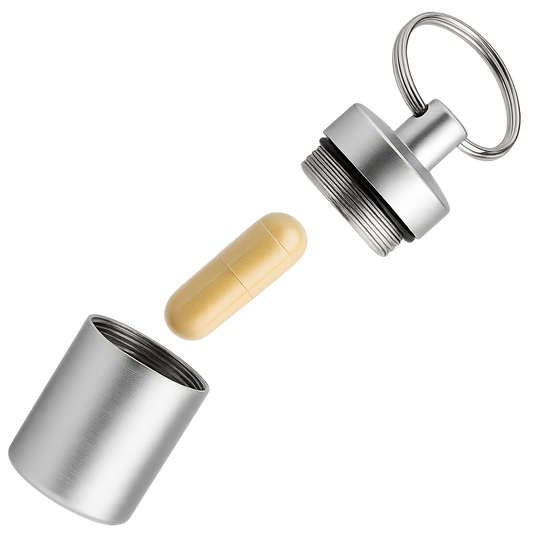 Pastillero Portátil con Llavero