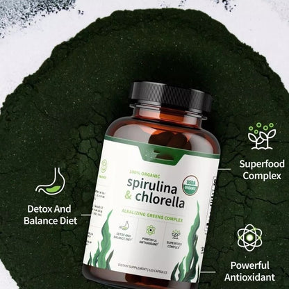 Chlorella Spirulina Capsule
